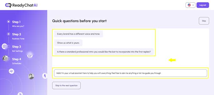 ReadyChatAI Survey Process