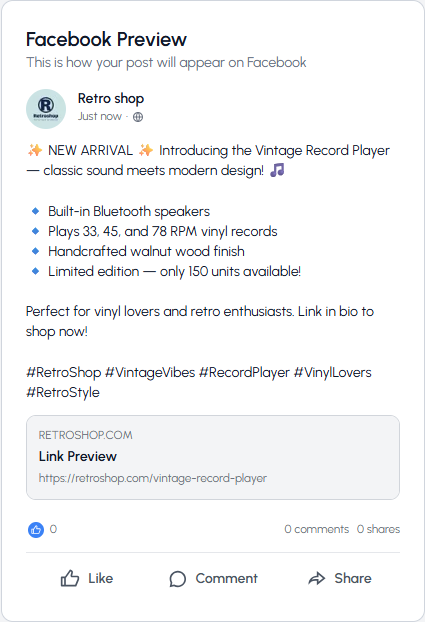 Live Platform Preview