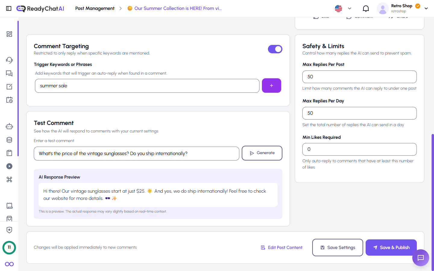 Test Comment Feature