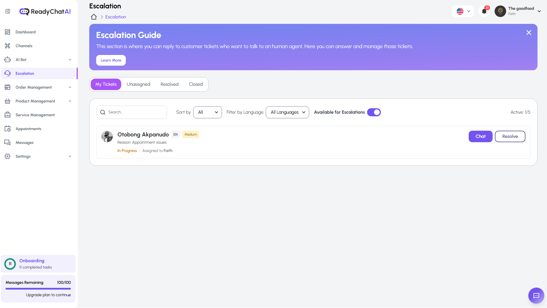 Vista de la Cola de Escalaciones