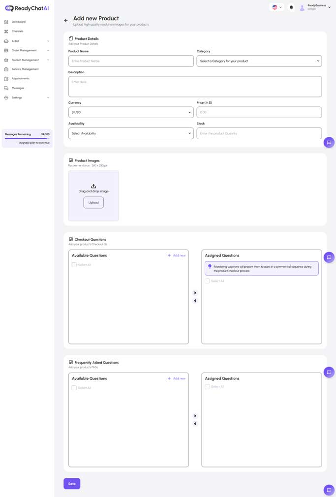 Formulario Agregar Producto